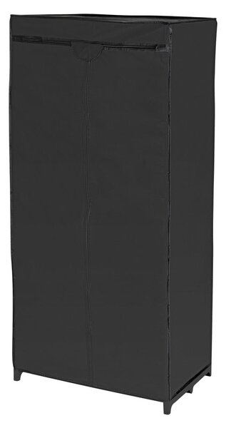 Armadio in tessuto nero 75x160 cm Deep Black - Wenko