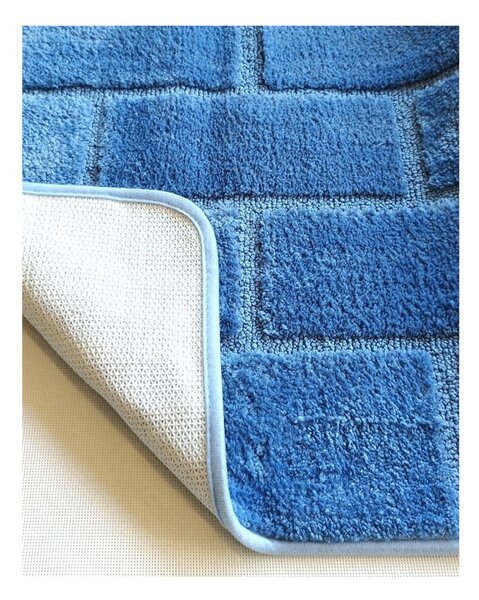Tappetino da bagno blu 50x80 cm - JAHU collections