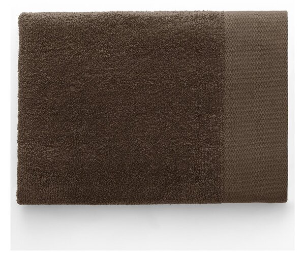 Set di asciugamani per viso e corpo tipo terry marroni in cotone 4 pz Amari – Restilo