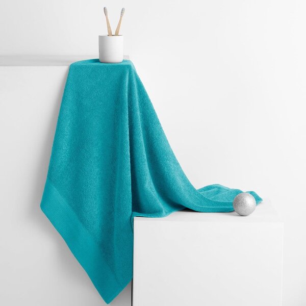 Set di asciugamani per viso e corpo tipo terry turchesi in cotone 10 pz Amari – Restilo