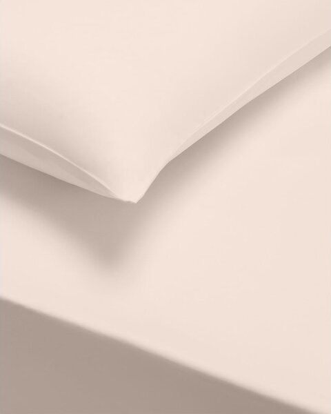 Set di 2 federe in cotone sateen beige Standard, 50 x 75 cm Cotton Sateen - Bianca