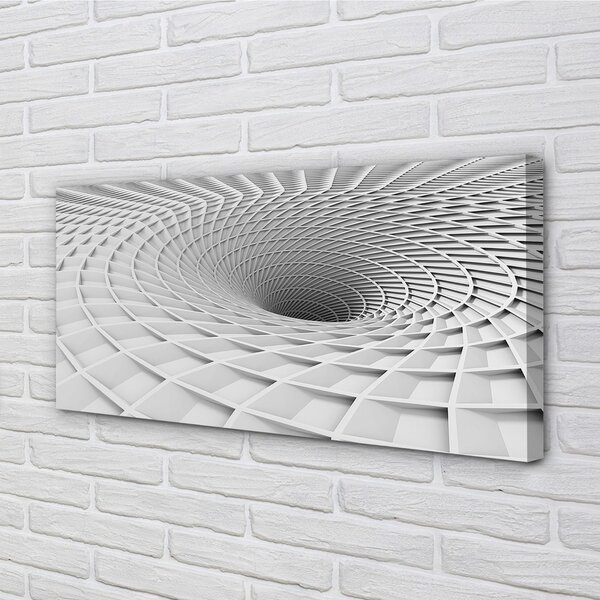 Quadro su tela Funnuto 3D geometrico 100x50 cm