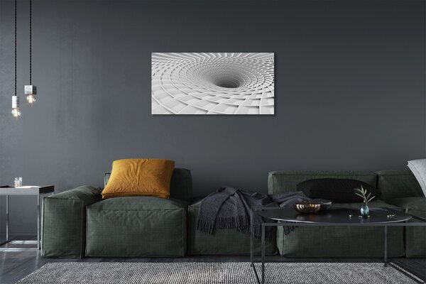 Quadro su tela Funnuto 3D geometrico 100x50 cm