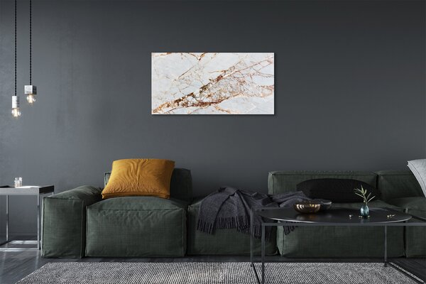 Quadro su tela Muro di marmo di pietra 100x50 cm