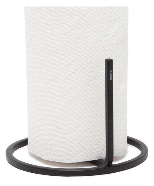 Porta asciugamani da cucina in acciaio nero ø 17 cm Squire - Umbra