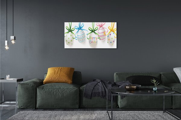Quadro su tela Uova 100x50 cm