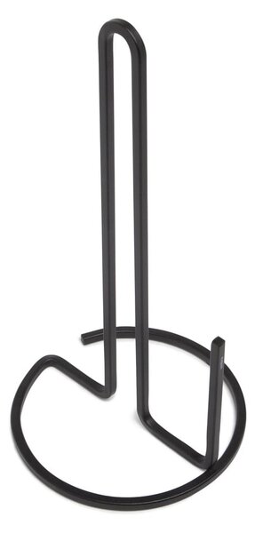 Porta asciugamani da cucina in acciaio nero ø 17 cm Squire - Umbra