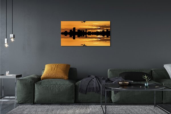 Quadro su tela Piani City of the Sun 100x50 cm