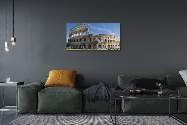 Stampa quadro su tela Roma Colosseo 100x50 cm