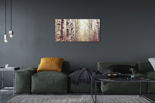 Quadro su tela Alberi 100x50 cm