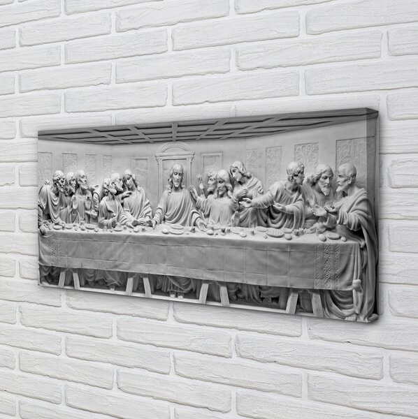 Quadro su tela Ultima cena arte 100x50 cm