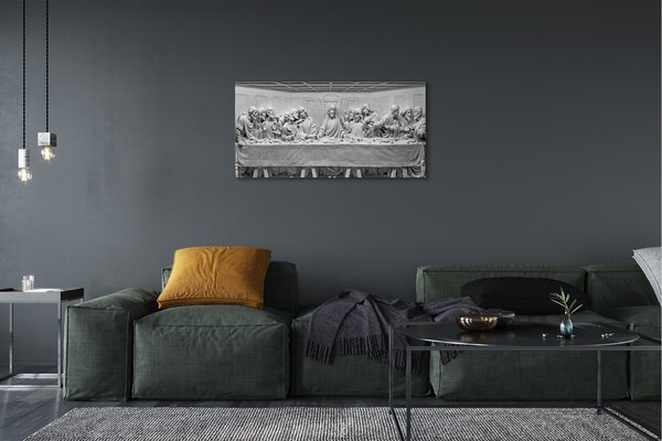 Quadro su tela Ultima cena arte 100x50 cm