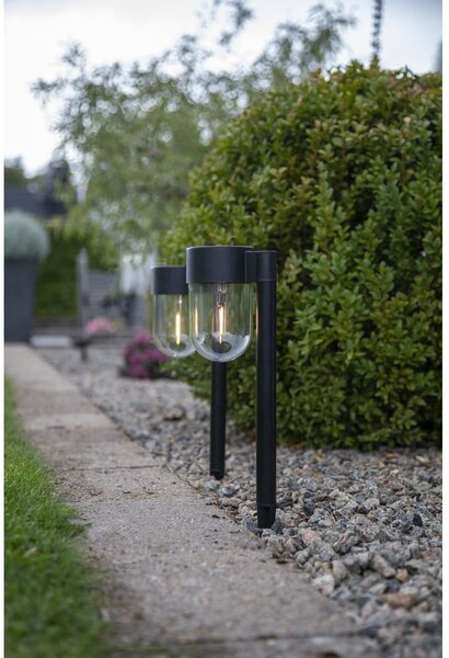 Set di 2 luci LED solari da esterno i, altezza 30 cm Cupola - Star Trading