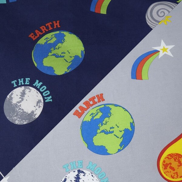 Biancheria da letto singola per bambini 135x200 cm Lost In Space - Catherine Lansfield