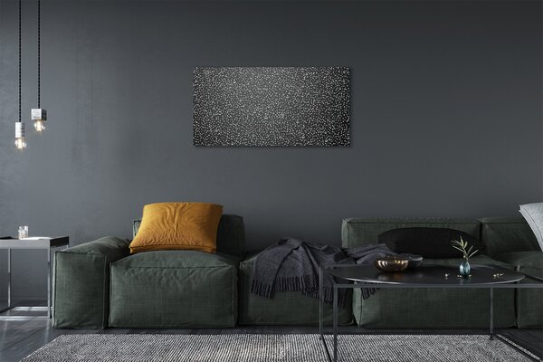 Quadro su tela Gocce d'acqua di Rosa 100x50 cm