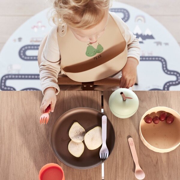 Tazza per bambini verde in silicone Apple – OYOY Mini