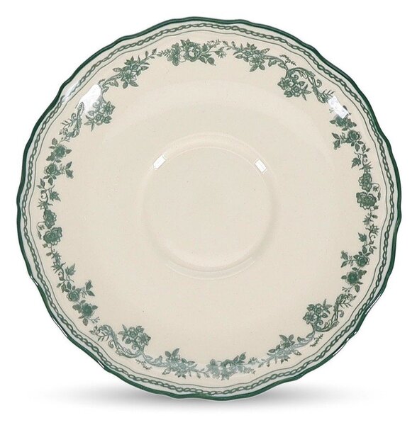 Piattino verde/avorio ø 15,5 cm Cyril – S|P Collection