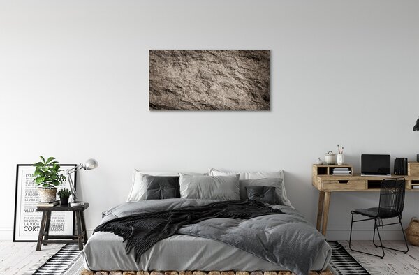 Quadro su tela Astrazione della struttura in pietra 100x50 cm