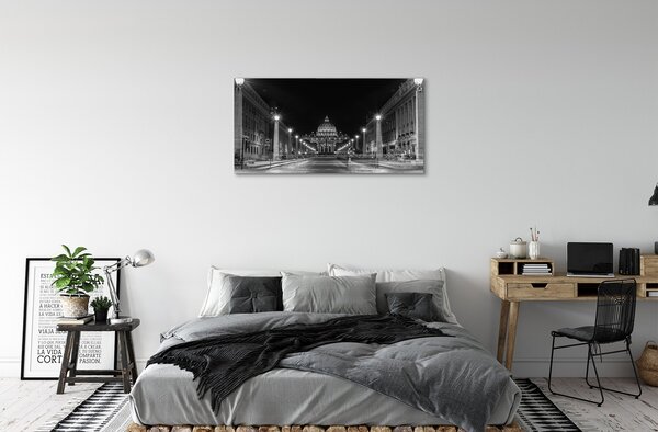 Quadro su tela Roma Chapel Road 100x50 cm