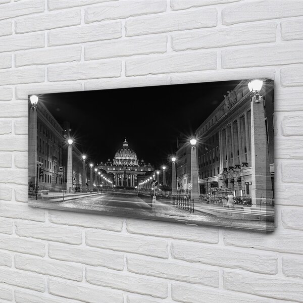Quadro su tela Roma Chapel Road 100x50 cm