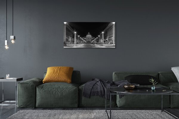 Quadro su tela Roma Chapel Road 100x50 cm