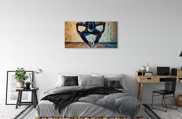 Quadro su tela Uomo hip-hop 100x50 cm