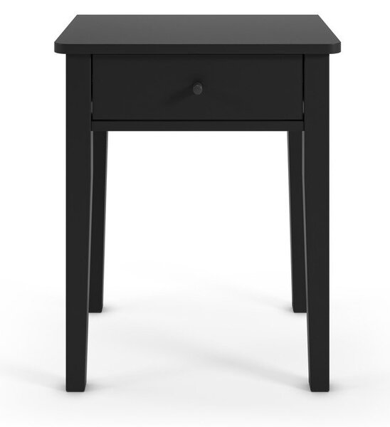 Comodino nero opaco Bart – Marckeric
