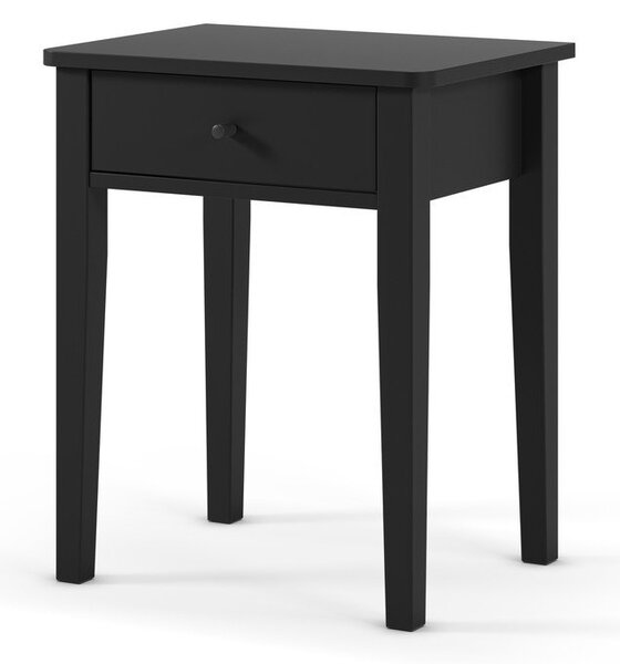 Comodino nero opaco Bart – Marckeric