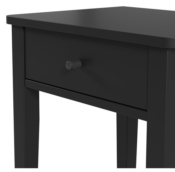 Comodino nero opaco Bart – Marckeric