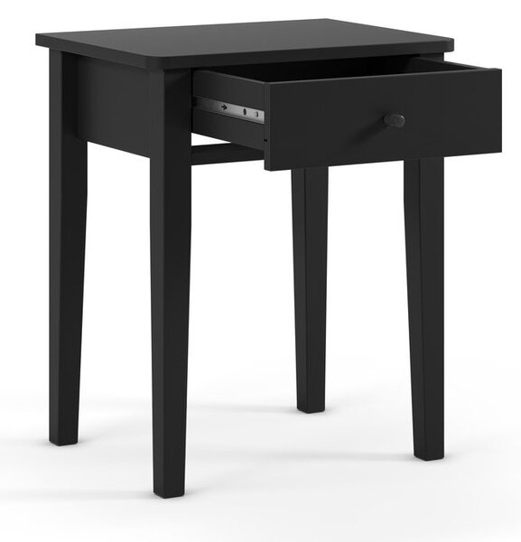 Comodino nero opaco Bart – Marckeric