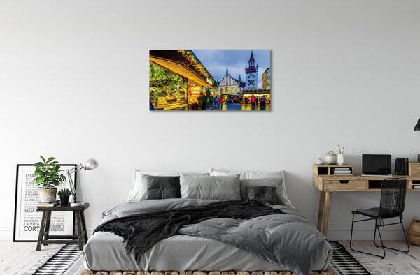 Quadro su tela Germania Old Market Square 100x50 cm