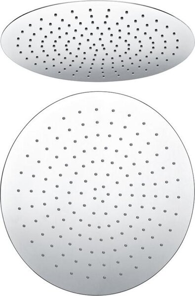 Beitz & Walz AqvaShower soffione doccia 400 x 2 mm, acciaio inossidabile lucido