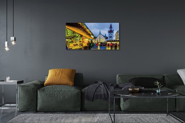 Quadro su tela Germania Old Market Square 100x50 cm