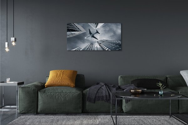 Quadro stampa su tela Cubbie Aircraft Heaven 100x50 cm