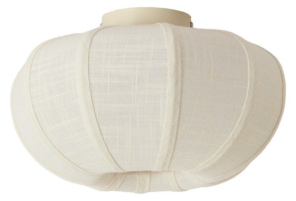 Plafoniera color crema con paralume in tessuto ø 30 cm Zosia – Light & Living
