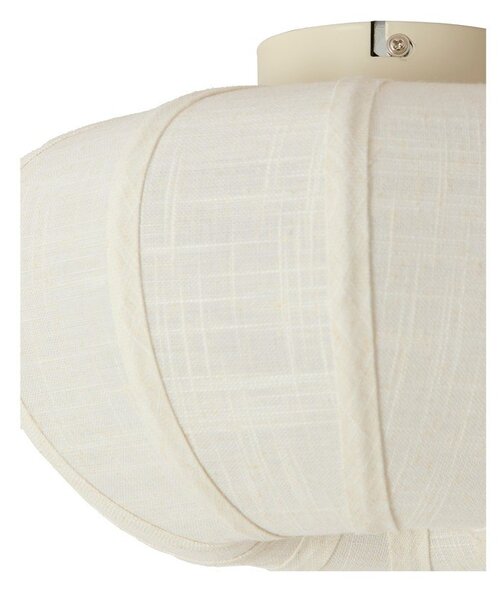 Plafoniera color crema con paralume in tessuto ø 30 cm Zosia – Light & Living