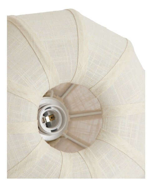 Plafoniera color crema con paralume in tessuto ø 30 cm Zosia – Light & Living