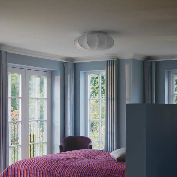 Plafoniera Nordlux, Aeron, dimmerabile, Bianco, Corridoio, Metallo
