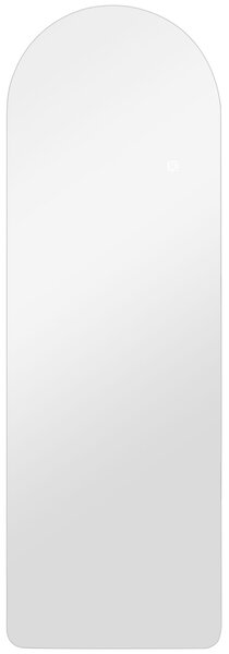 HOMCOM Specchio da Parete ad Arco con Illuminazione LED Regolabile e Controllo Touch, in Vetro Temperato, 40x3x120 cm