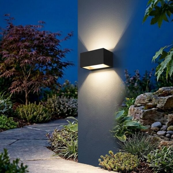Applique led lampadari bartalini kcirb short cct ip54 alluminio biemissione - Lampadari Bartalini Gesso