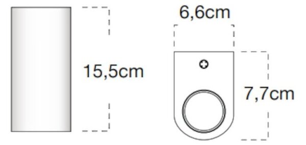 Applique classico lampadari bartalini pord two ec gu10 led ip54 alluminio biemissione - Lampadari Bartalini Gesso