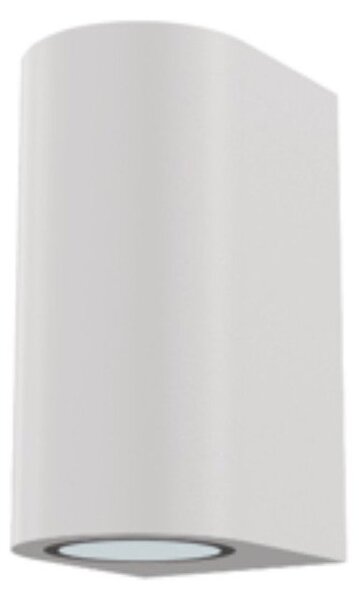 Applique moderno lampadari bartalini pord two gu10 led ip54 alluminio biemissione - Lampadari Bartalini Gesso