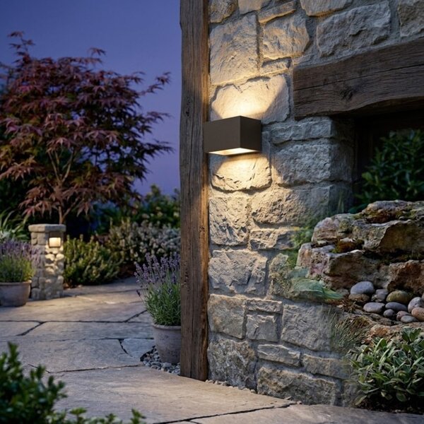 Applique led lampadari bartalini kcirb long cct ip54 alluminio biemissione - Lampadari Bartalini Gesso