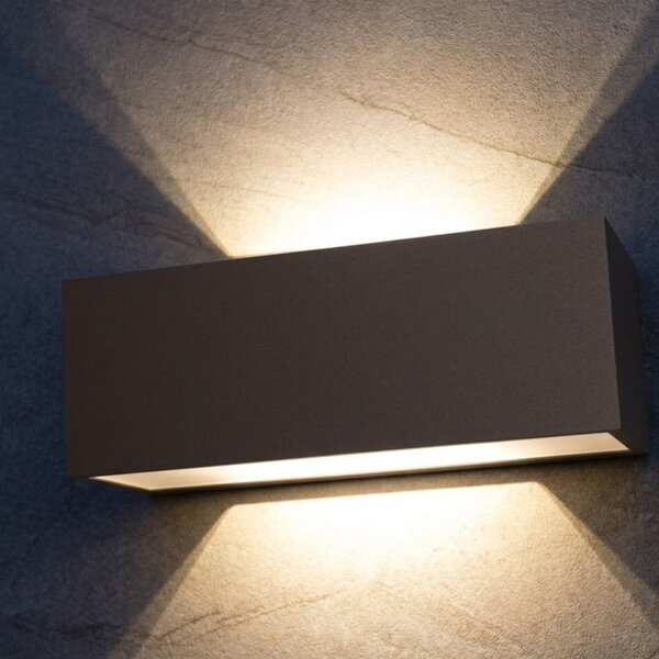 Applique led lampadari bartalini kcirb long cct ip54 alluminio biemissione - Lampadari Bartalini Gesso