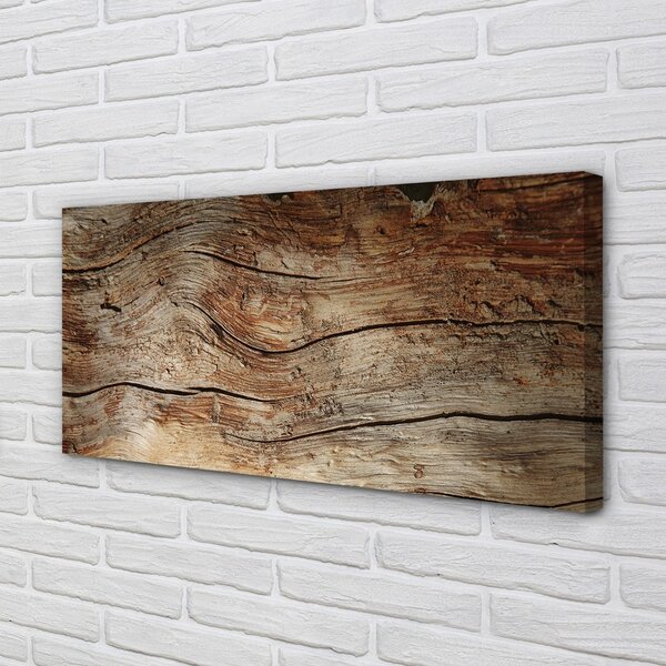 Quadro su tela Barattolo di bordo di legno 100x50 cm