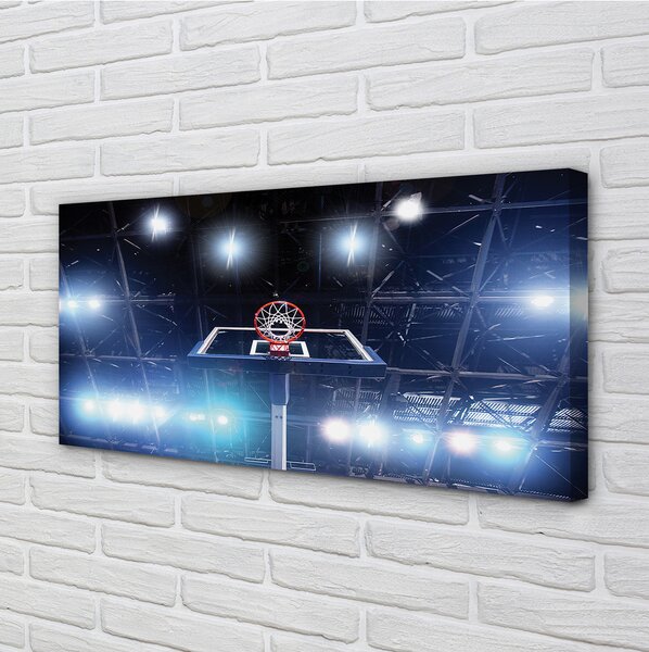 Quadro su tela Cestino delle luci 100x50 cm