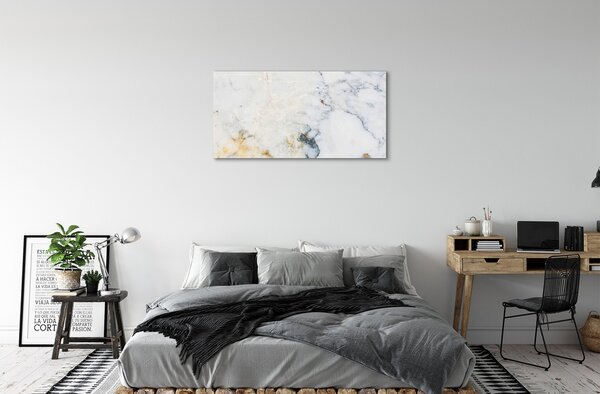 Quadro su tela Muro di marmo di pietra 100x50 cm
