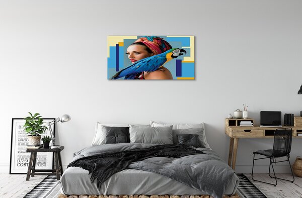 Quadro su tela Ara sulla spalla 100x50 cm