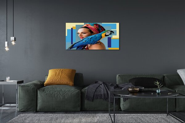 Quadro su tela Ara sulla spalla 100x50 cm