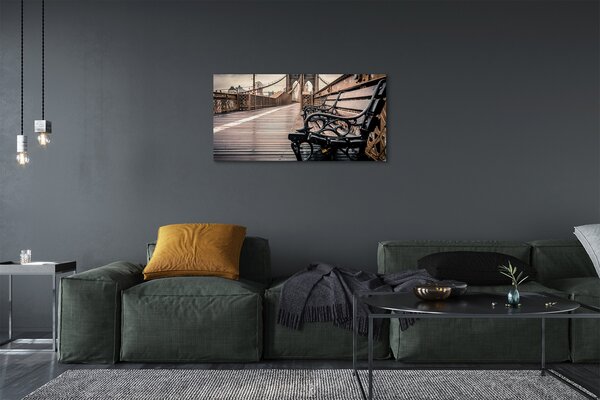 Quadro su tela Panca 100x50 cm